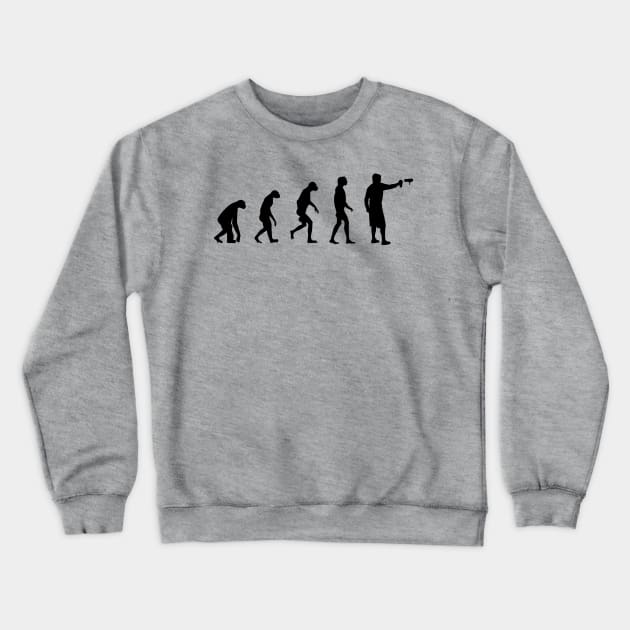 Evolution of Graffiti/ Streetart / Bombing Crewneck Sweatshirt by badbugs